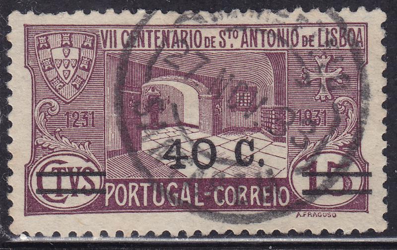 Portugal 544 USED 1933 St. Anthony's Birthplace O/P
