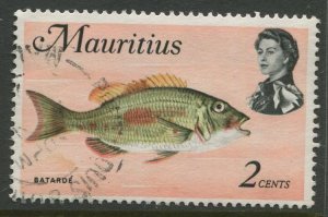 STAMP STATION PERTH Mauritius #339a Sea Life Issue FU 1972-1974