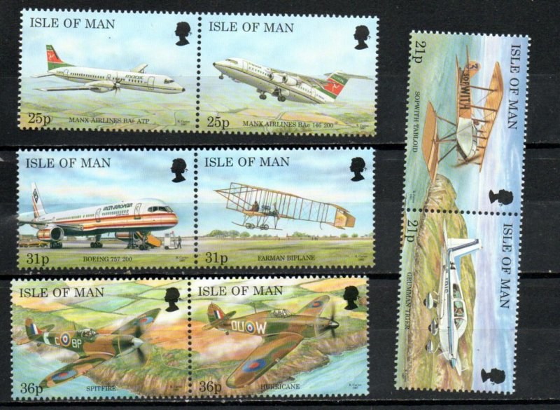 Isle of Man 744-751 MNH