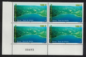 New Caledonia Tourism 100f Corner Block of 4 number 2004 MNH SG#1337 MI#1350