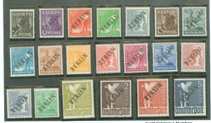 Germany/Berlin (9N) #9N1-20  Single (Complete Set)