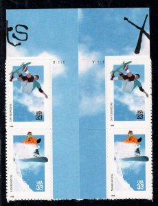 UNITED STATES SC# 3321-24 VERT. GUTTER PL# BLK/4 VF/NH