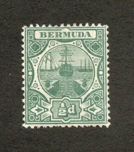 Bermuda - SG# 36 Mint no gum / wmk multi crown CA                Lot 1223131