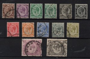 East Africa & Uganda KGV 1922-27 fine used collection to 3/- WS34285