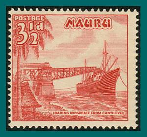 Nauru 1954 Phosphate Loading, MNH #41,SG50