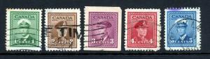 Canada 249//255 Used (Short Set)