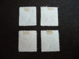 Stamps - Iraq - Scott# 44-46,48 - Used Part Set of 4 Stamps