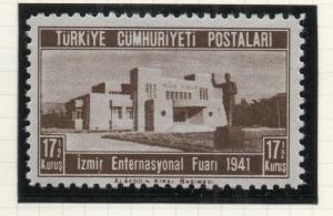 Turkey 1941 Early Issue Fine Mint Hinged 17.5k. NW-05190