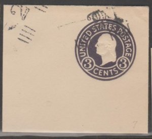 U.S. Scott #U469h Full Corner - Stamped Envelope Stamp - Used Single
