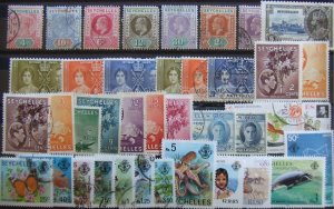 Seychelles QV - QEII collection
