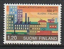 1982 Finland - Sc 666 - MNH VF - 1 single - Electric Power Plant