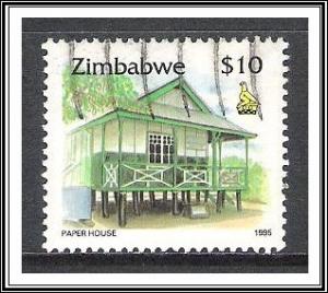 Zimbabwe #735 Paper House Used
