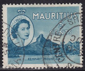 Mauritius 254 Rempart Mountain 1954