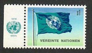 United Nations-Vienna;  Scott 2; 1979; Unused; NH