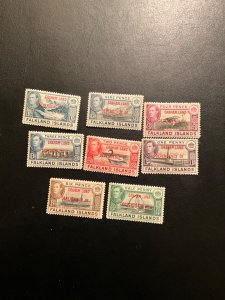 Stamps Falkland Islands Scott #2L1-8 never hinged