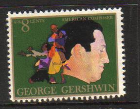 #1484 MNH 8c G. Gershwin-Composer 1973 Issue