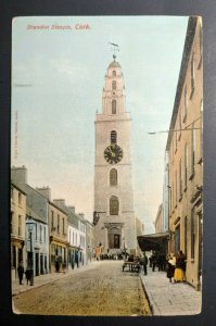 Vintage Shandon Steeple Co Cork Ireland to England Real Picture Postcard Cover