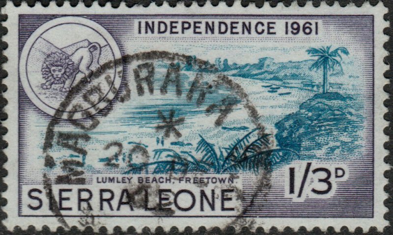 SIERRA LEONE - 1962 -  MAGBURAKA  CDS on SG231 1/3d turquoise & violet