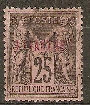 France Off Turkey 2 Mi 2 Used  VF 1886 SCV $1.25