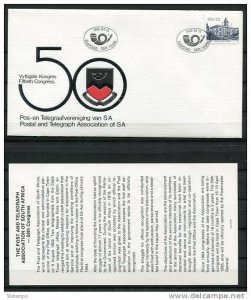 South Africa Cover Special Cancel 1985-04-15 The Post and Telegraph Association