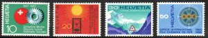 Switzerland  #483-486  Mint NH CV $2.55