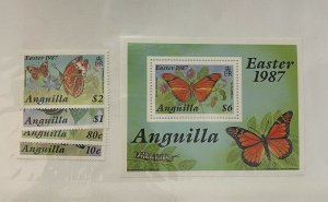 Stamps Anguilla Scott #708-712 nh