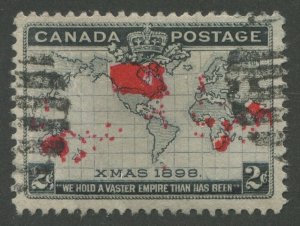 CANADA #85 USED MAP STAMP 