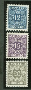 Denmark #J31-33 Mint (NH) Single