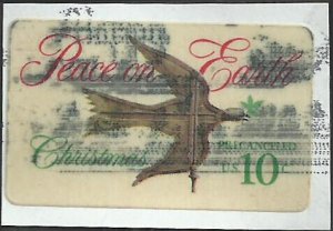 # 1552 USED CHRISTMAS DOVE AND WEATHER VANE SELF STICK