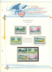 United States #1365-1386/C76 Mint (NH) Single (Complete Set) (Baseball) (Flora) (Football) (Bird)