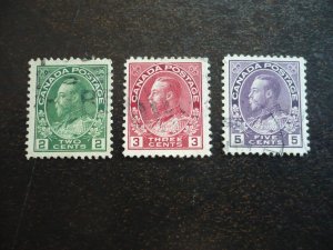 Stamps - Canada - Scott# 107,109,112 - Used Part Set of 3 Stamps