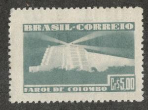 Brazil Scott 651 Columbus lighthouse MNG nicely centered