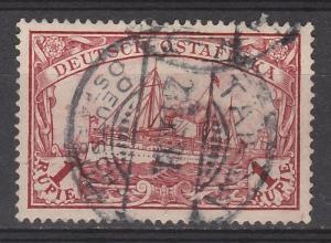 GERMAN EAST AFRICA 1901 YACHT 1R NO WMK USED