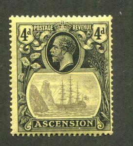 ASCENSION ISLAND -  4d  - SCOTT 15 - MH