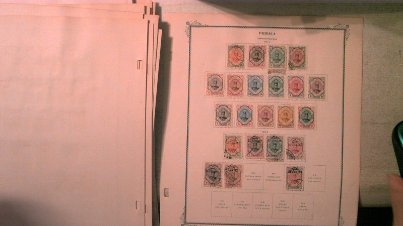 VALUABLE IRAN COLLECTION ON ALBUM PAGES MINT/USED, WILL BE BACK NEXT WEEK
