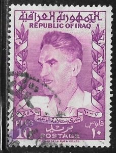 Iraq 258: 10f General Kassem (1914-1963), used, F-VF