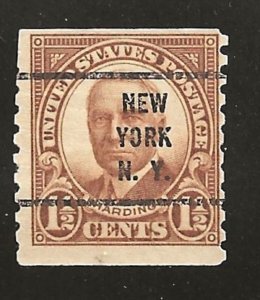 USA #684  USED 1 1/2c PRECANCELLED USED 1930