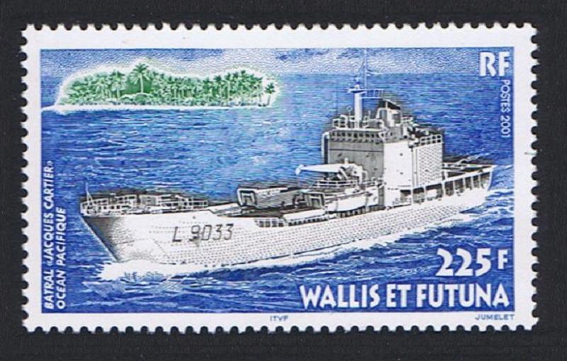 Wallis and Futuna 'Jacques Cartier' Landing Ship SG#773 SC#537