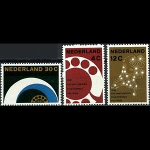 NETHERLANDS 1962 - Scott# 391-3 Telephone Set of 3 NH