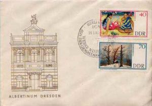 Germany D.D.R., First Day Cover, Art