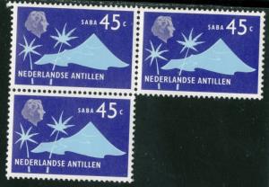 NETHERLANDS ANTILLES - SC #340 - MINT NH  3 STAMPS - 1973 - NETHANT002