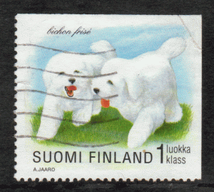 Finland # 1082 - VG - Puppies - Bichon Frise