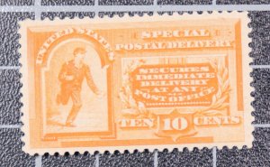 Scott E3 - 10 Cents Special Delivery OG MH - Nice Stamp - SCV - $300.00