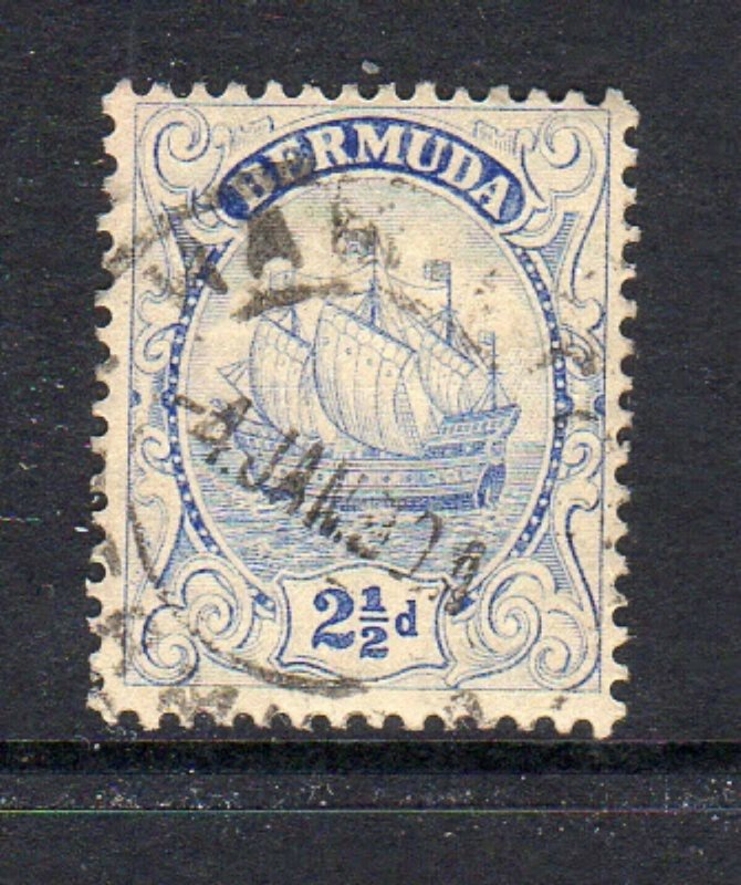 BERMUDA #87  1932  2 1/2p CARAVEL    F-VF USED  e