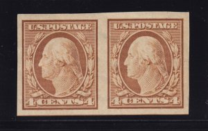 346 Pair XF original gum mint lightly hinged nice color cv $ 30 ! see pic !