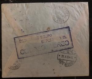 1930 Paraguay Airmail Cover To Geneva  Switzerland Via Marseille