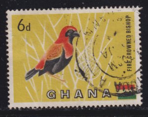Ghana 55 Blackwinged Red Bishop 1959