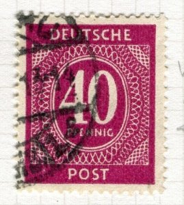 GERMANY BERLIN British/US Zone 1946 numeral issue used hinged 40pf. value