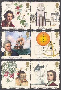 Great Britain 2018 Scott #3758a-3762a Mint Never Hinged