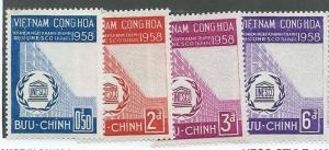 Vietnam #92-95 UNESCO set complete  (MNLH) CV $4.90